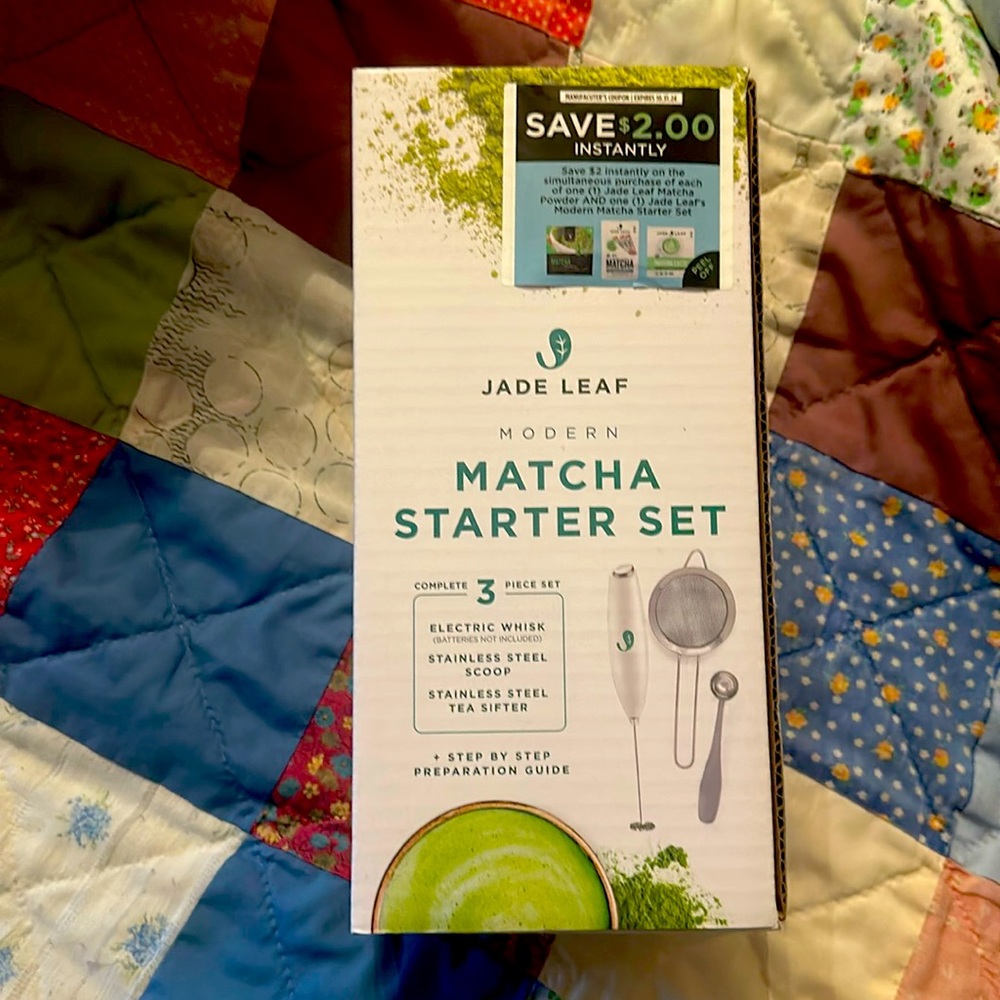 Jada leaf matcha starter set